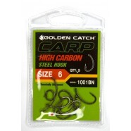 Гачки для риби, GC Carp 1001, 9шт/уп, колір BN, розмір №6